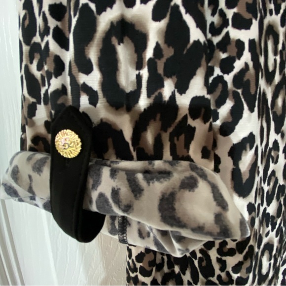 Anne Klein Women’s Tunic  Long Sleeve Animal print Zipper Neckline Size PL NWOT - Picture 6 of 7